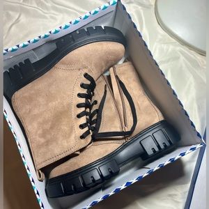 Ankle Boots - Color: Sand - Never Worn